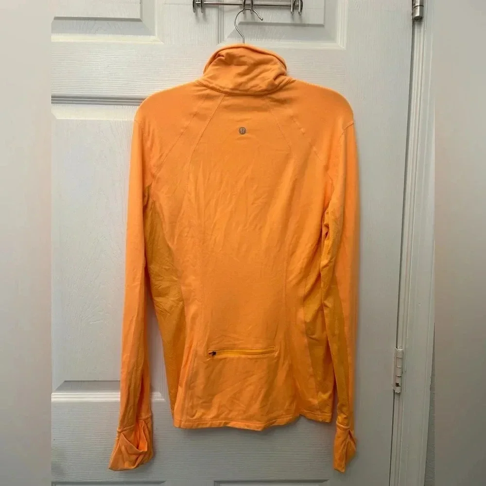 ! Lululemon orange long sleeve shirt sz 10